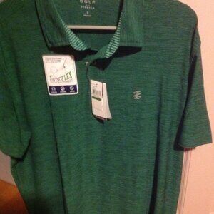 Izod Men's Performance Short Sleeve Large Golf Shirt - New with Tags